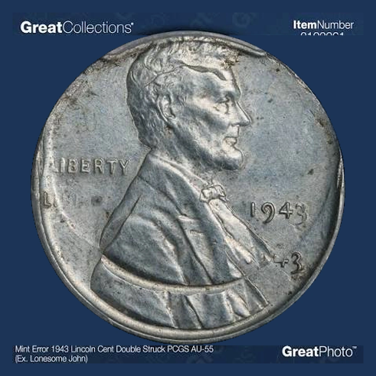 1943 Wheat Penny: Double / Multiple Strike