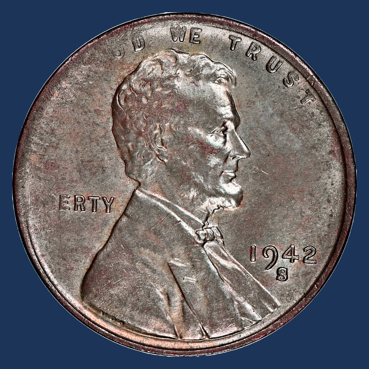 1942 Wheat Penny: Wrong Planchet / Off-Metal Strike