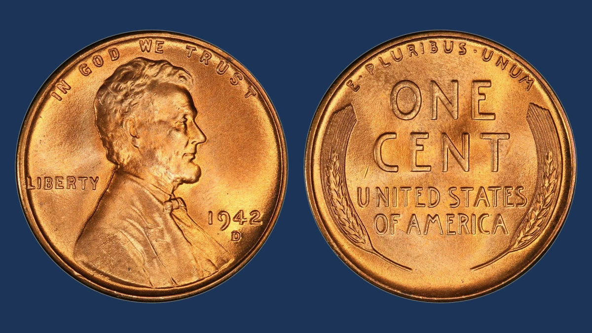 1942 Wheat Penny: Repunched Mintmark