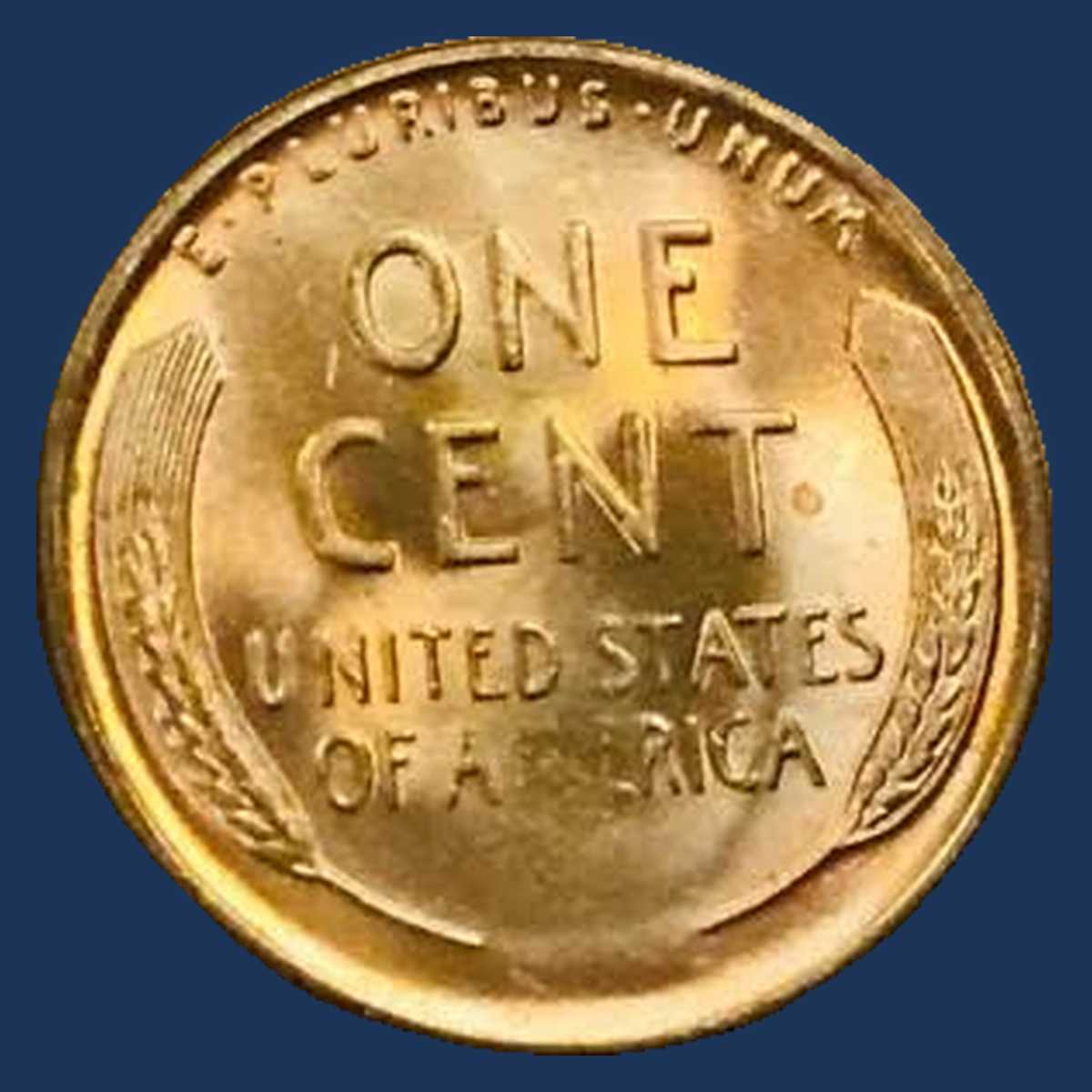 1941 Lincoln Cent (Wheat Reverse): Struck Through