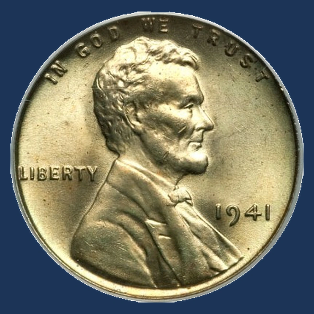 1941 Lincoln Cent (Wheat Reverse): Wrong Planchet