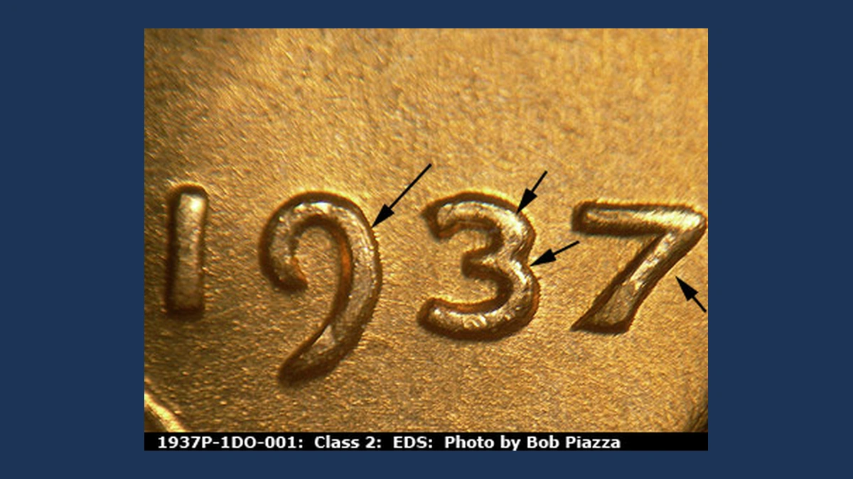 1937 Wheat Penny: Doubled Die Obverse