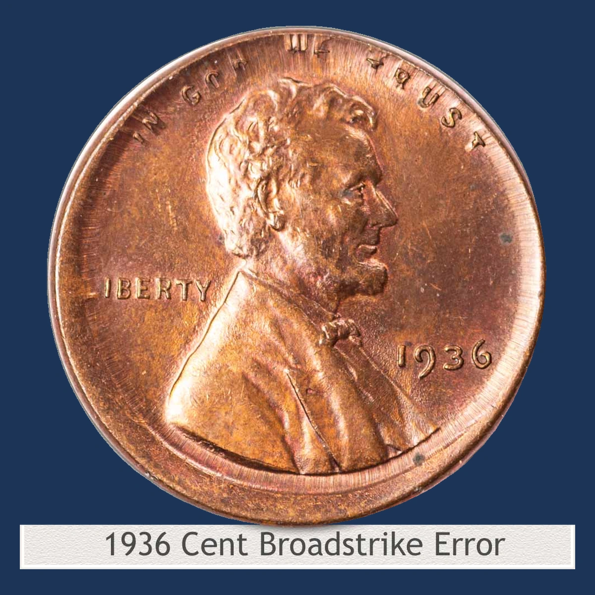 1936 Wheat Penny: Broadstrike