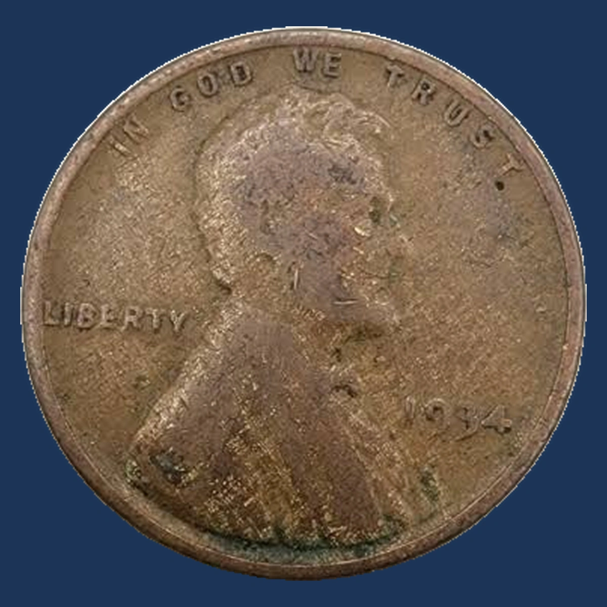 1934 Lincoln Cent (Wheat Reverse): Alloy Error