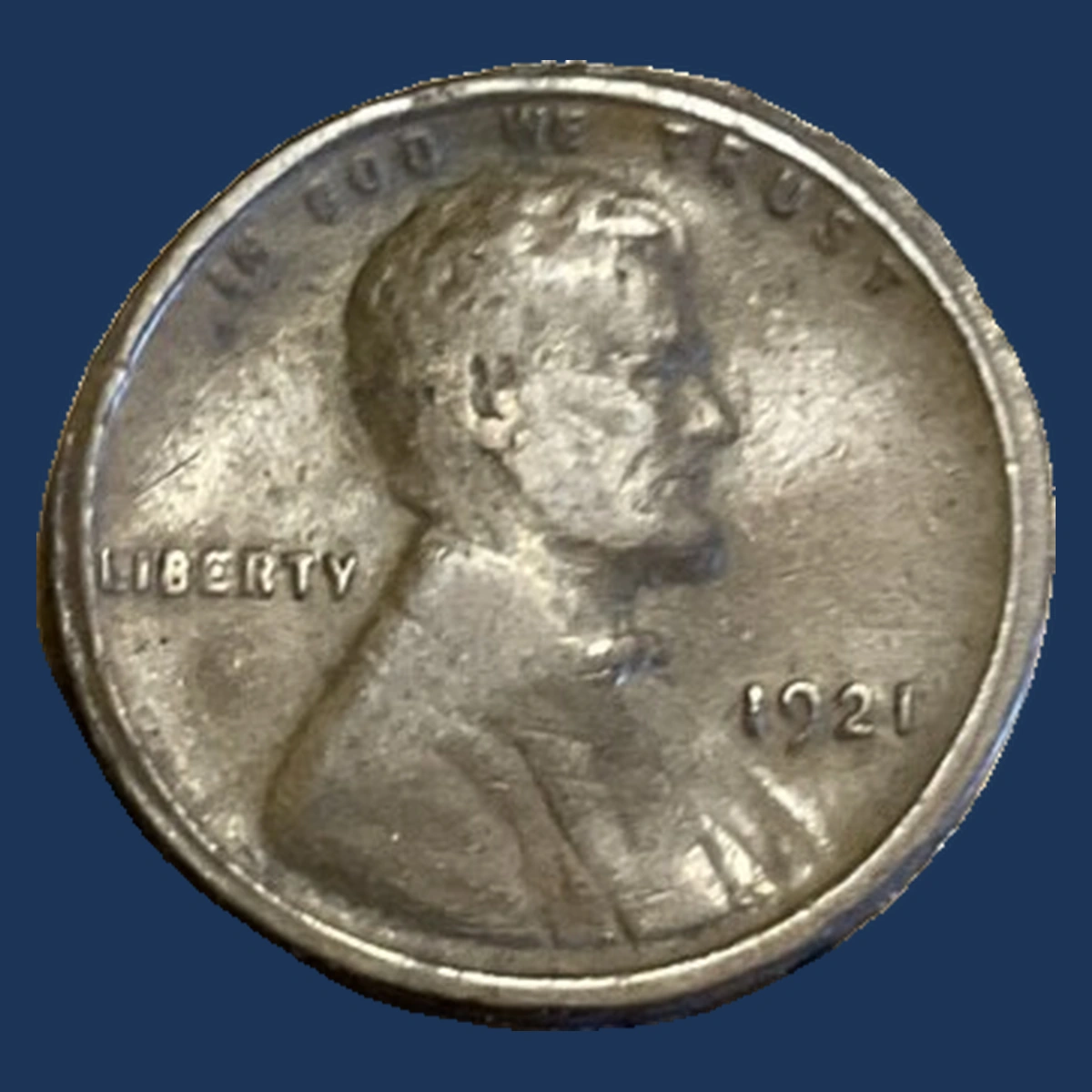 1921 Wheat Penny: Broadstrike