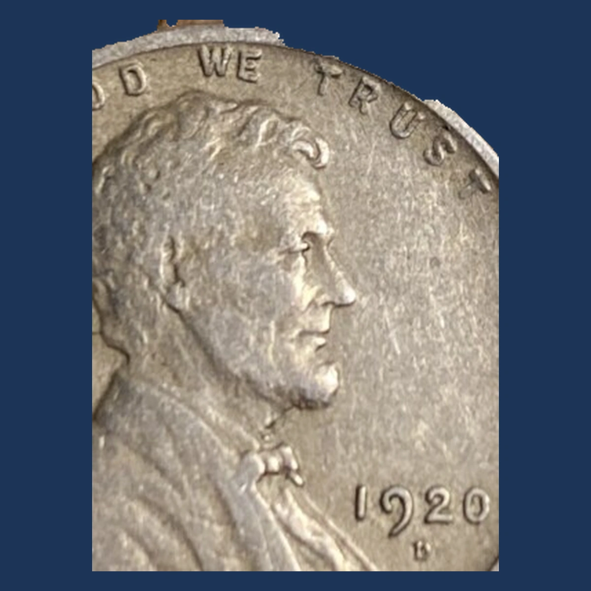 1920 Lincoln Cent (Wheat Reverse): Wrong Planchet