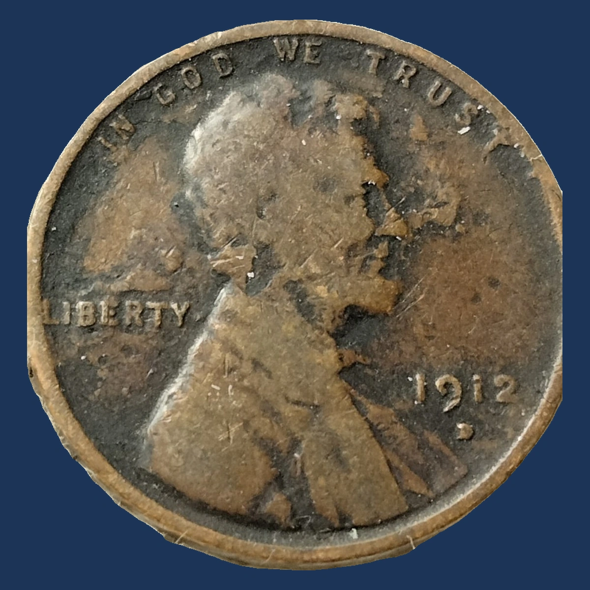 1912 Lincoln Cent (Wheat Reverse): Die Clash