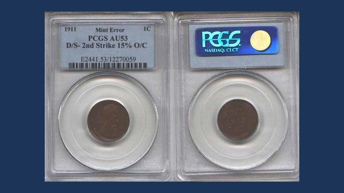 1911 Lincoln Cent (Wheat Reverse): Multiple Strike
