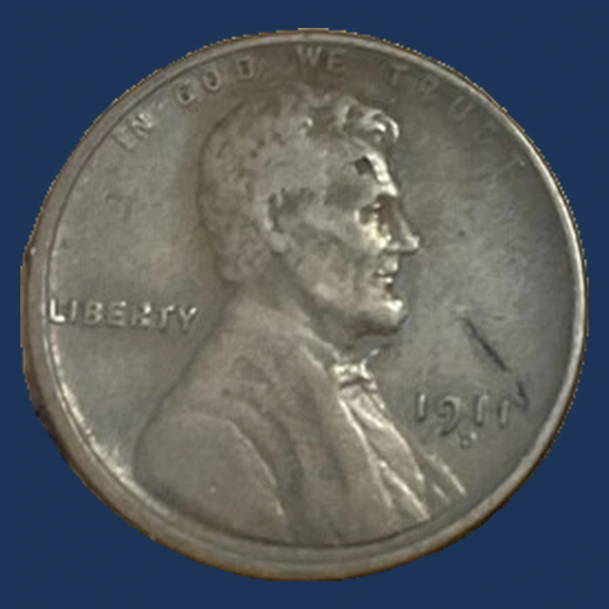 1911 Wheat Penny: Lamination / Split Planchet