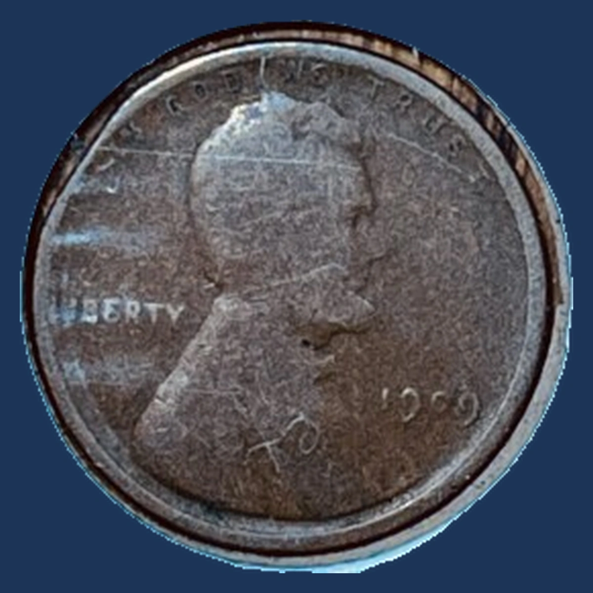 1909 Wheat Penny: Clipped Planchet