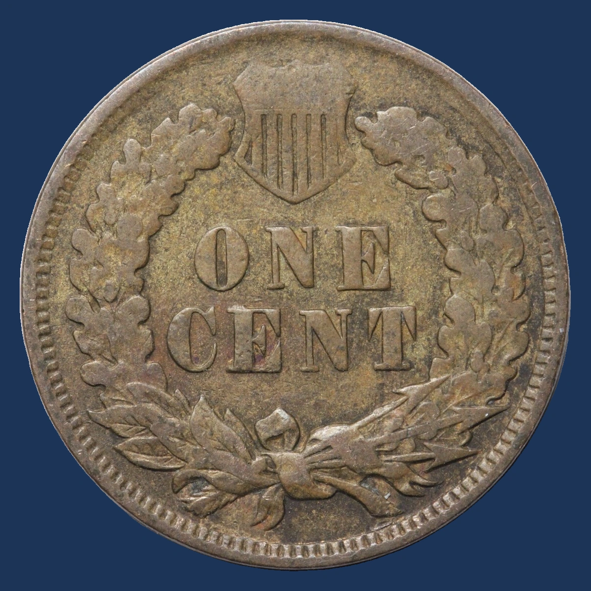 1906 Indian Cent: Struck Through