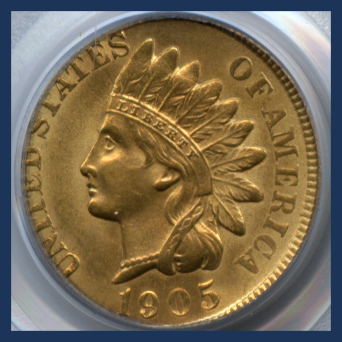 1905 Indian Head Penny: Wrong Planchet / Off-Metal Strike