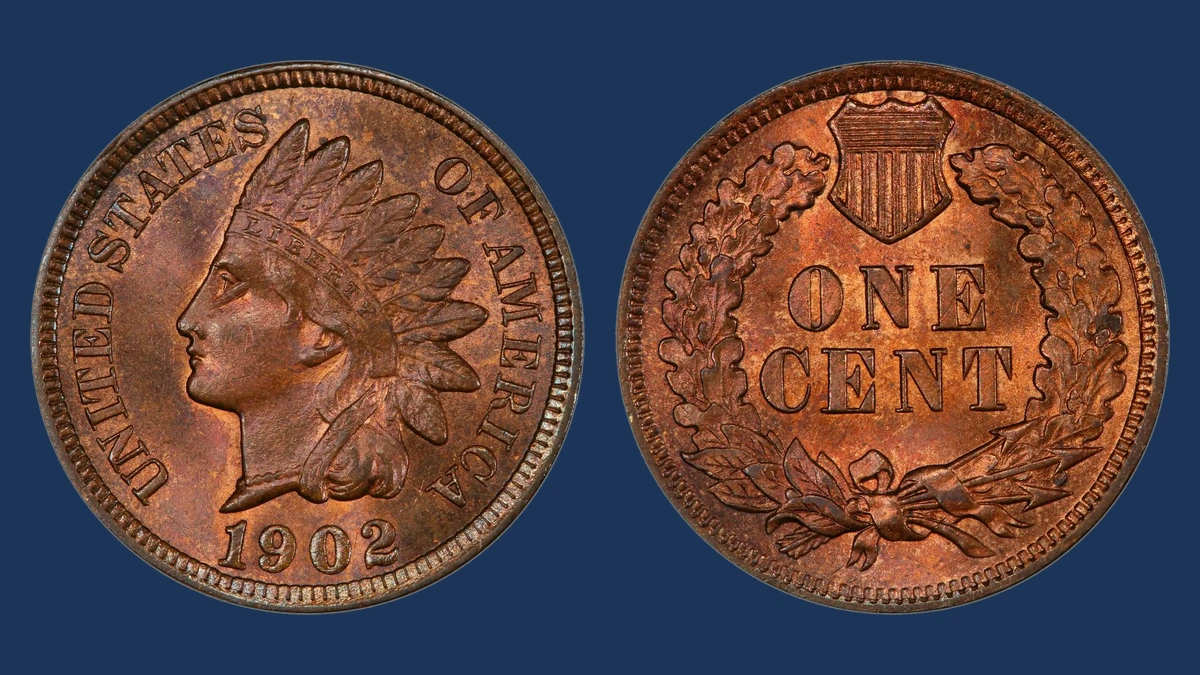 1902 Indian Head Penny: Die Gouge / Named Raised-Line Variety