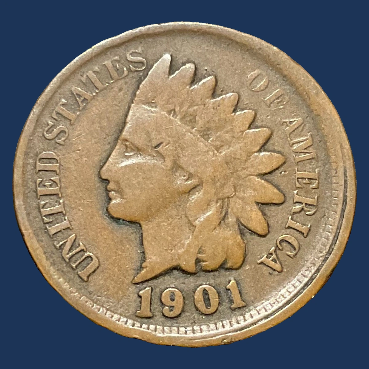 1901 Indian Head Penny: Broadstrike