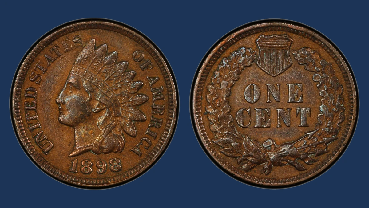 1898 Indian Head Penny: Misplaced Date