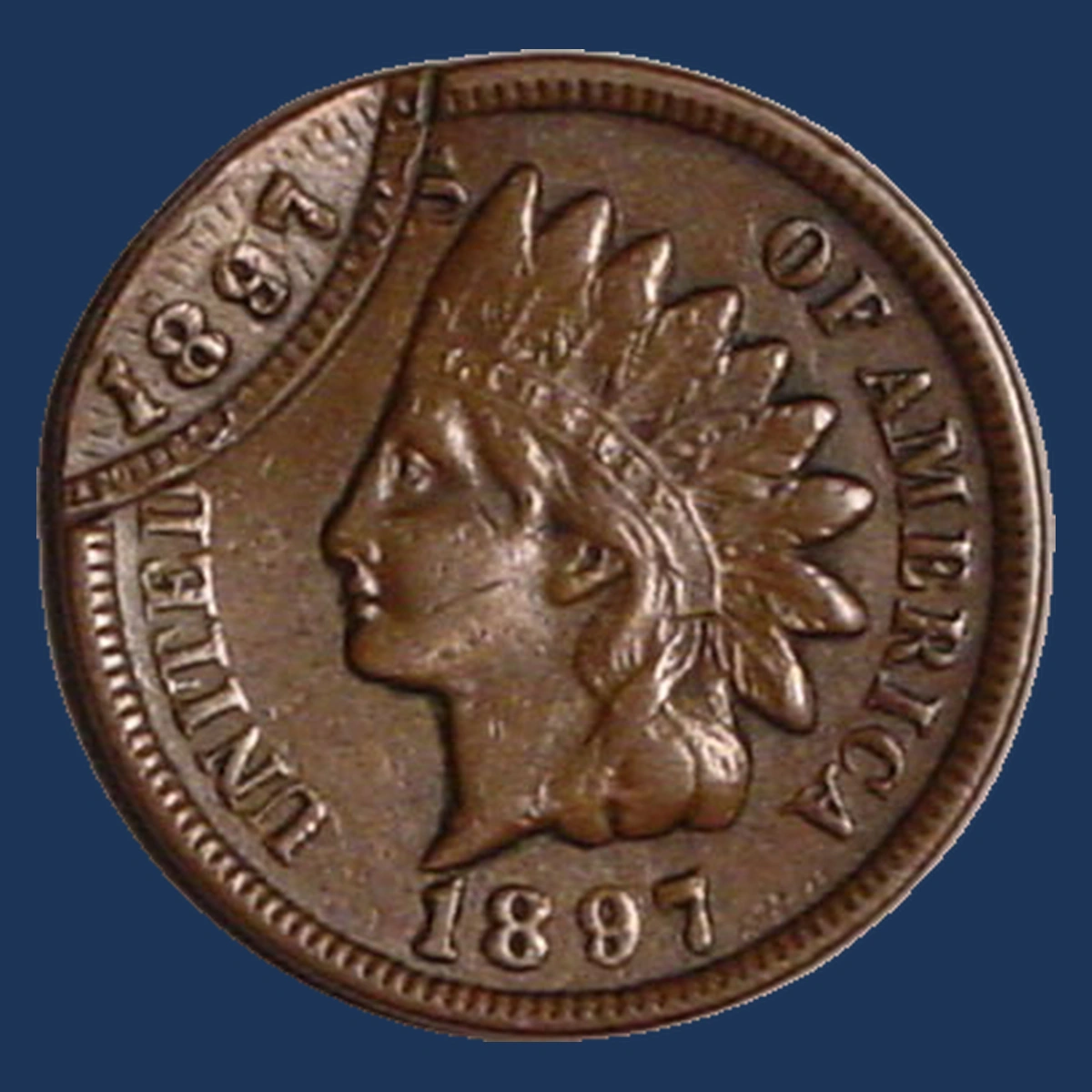 1897 Indian Cent: Multiple Strike