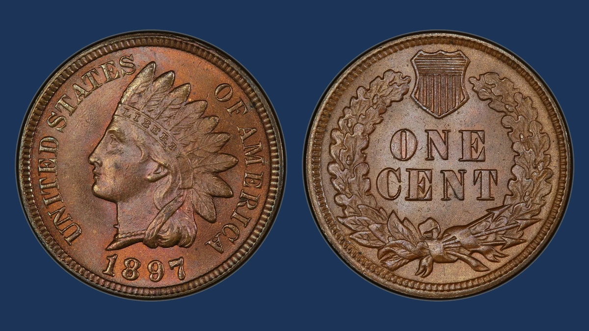 1897 Indian Head Penny: Misplaced Date