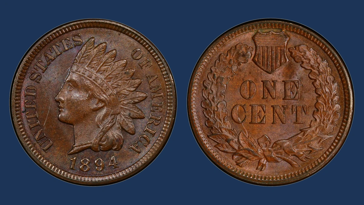 1894 Indian Head Penny: Misplaced Date