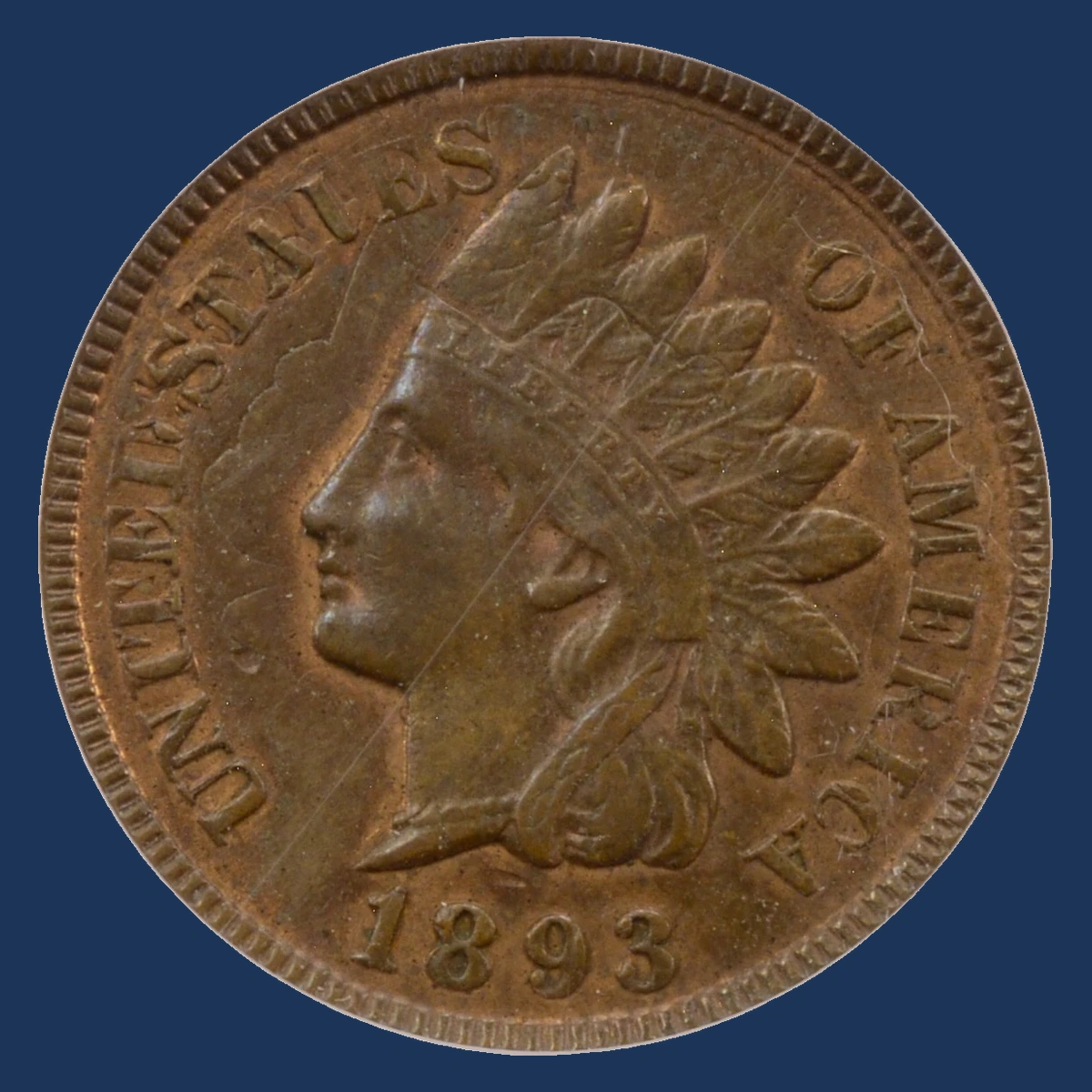 1893 Indian Cent: Multiple Strike