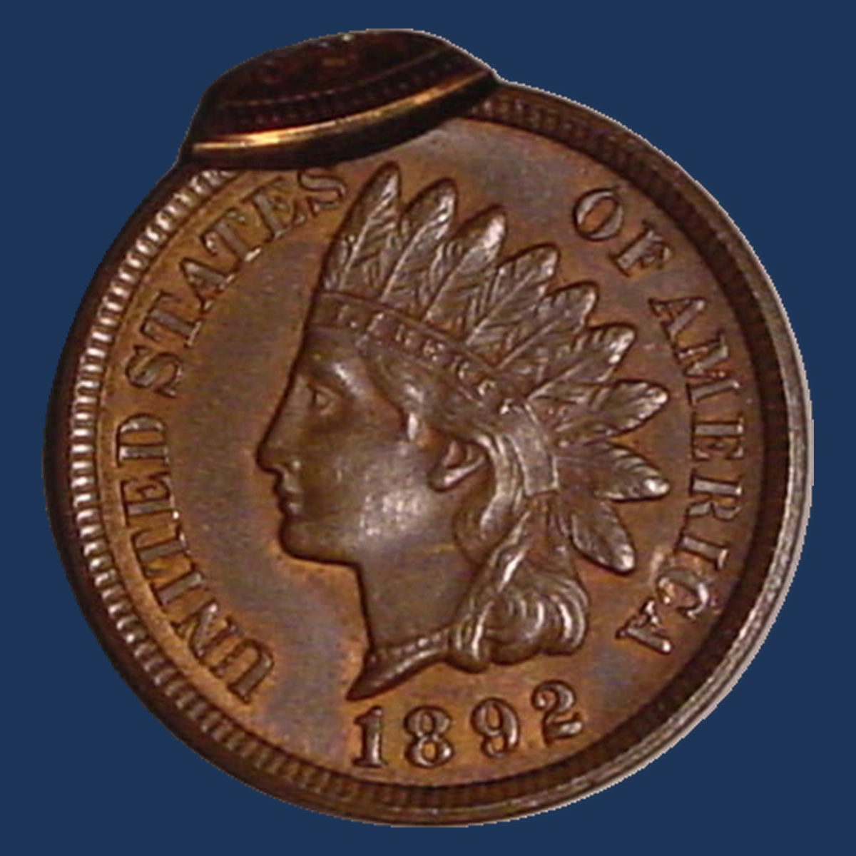 1892 Indian Cent: Multiple Strike