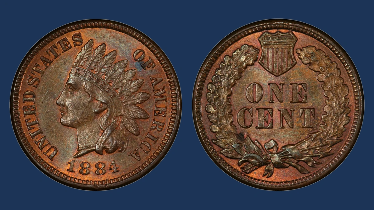 1884 Indian Head Penny: Misplaced Date
