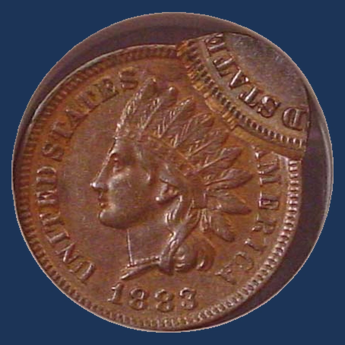 1883 Indian Cent: Multiple Strike