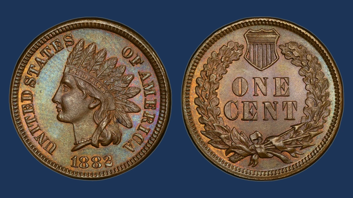 1882 Indian Head Penny: Misplaced Date