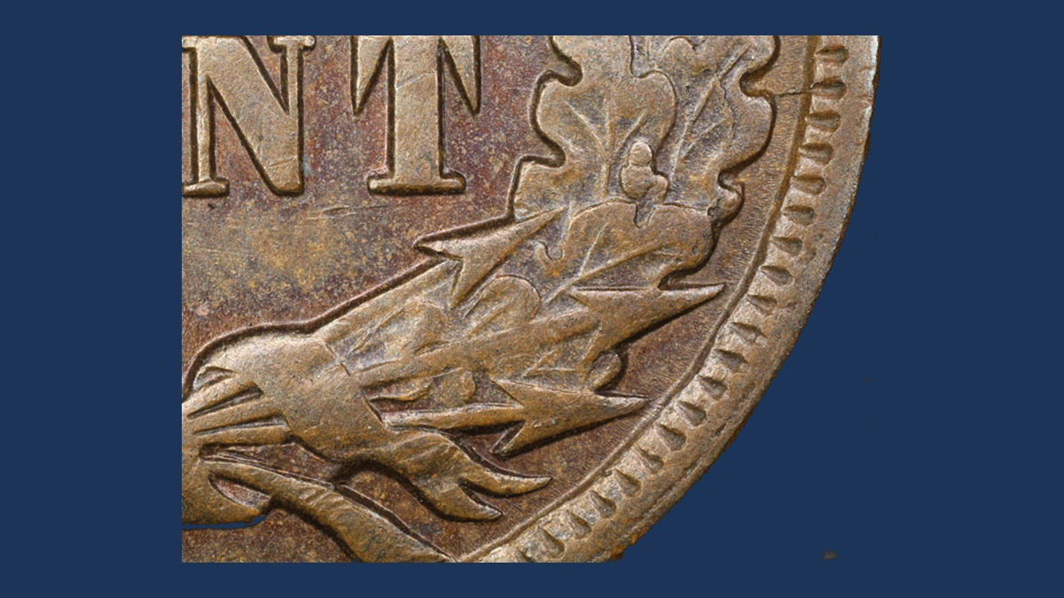 1881 Indian Head Penny: Die Crack