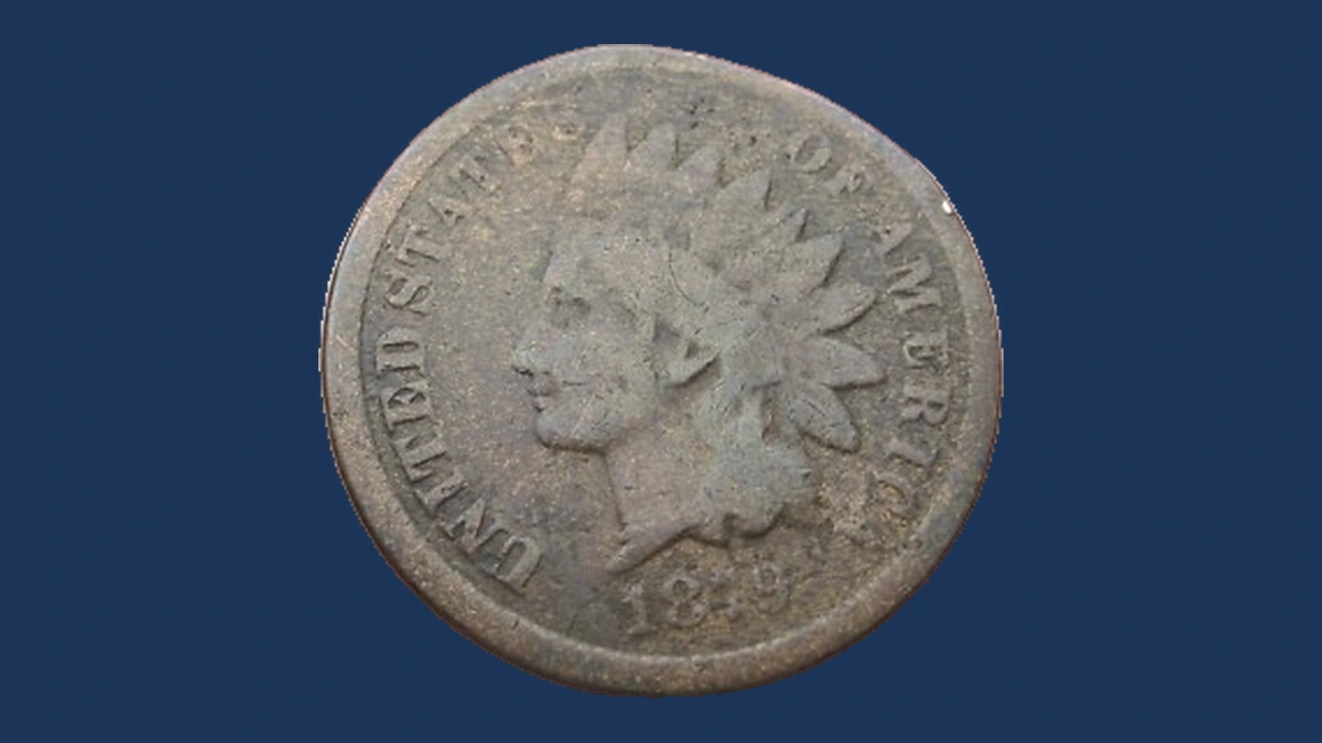 1879 Indian Cent: Clipped Planchet