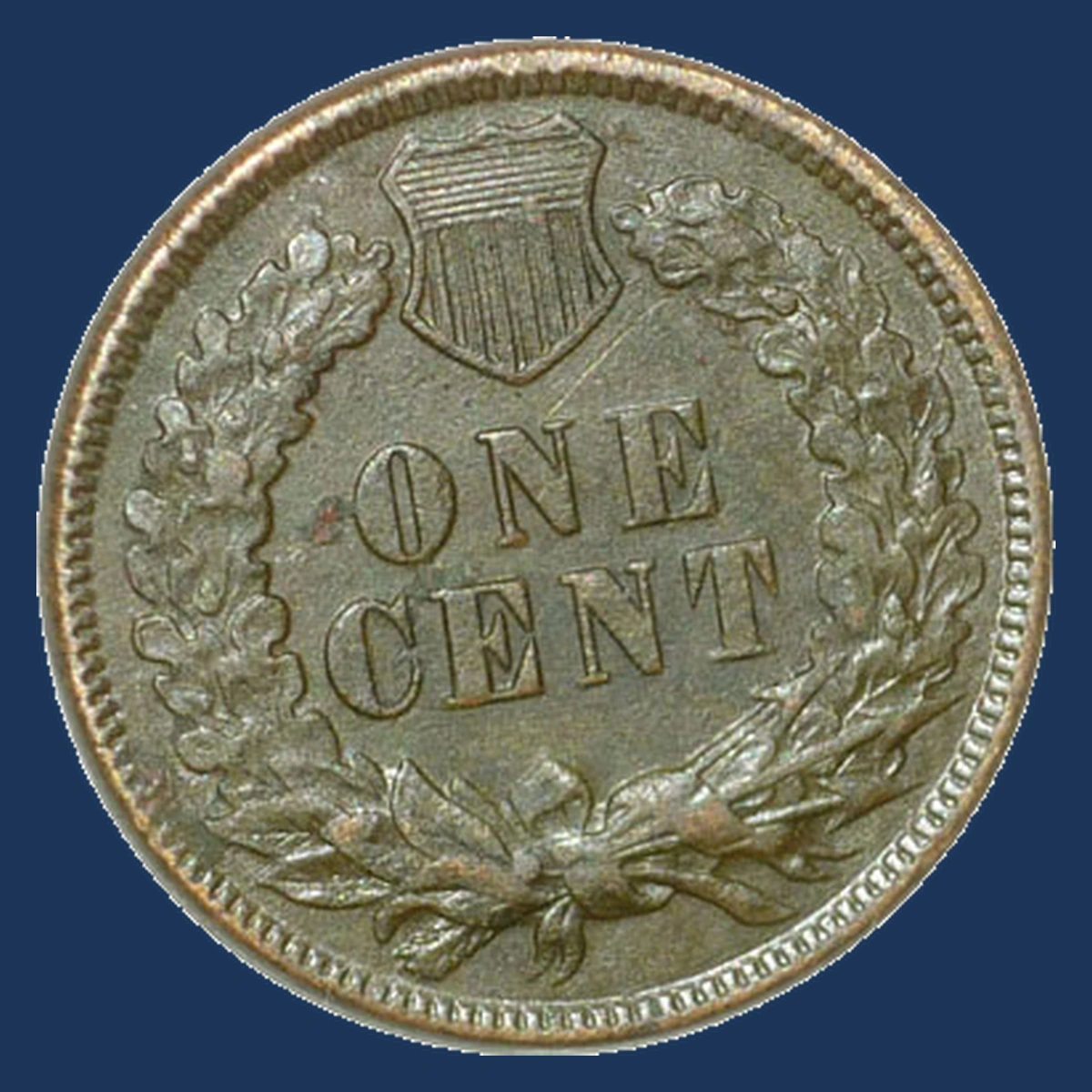 1876 Indian Cent: Rotated Dies