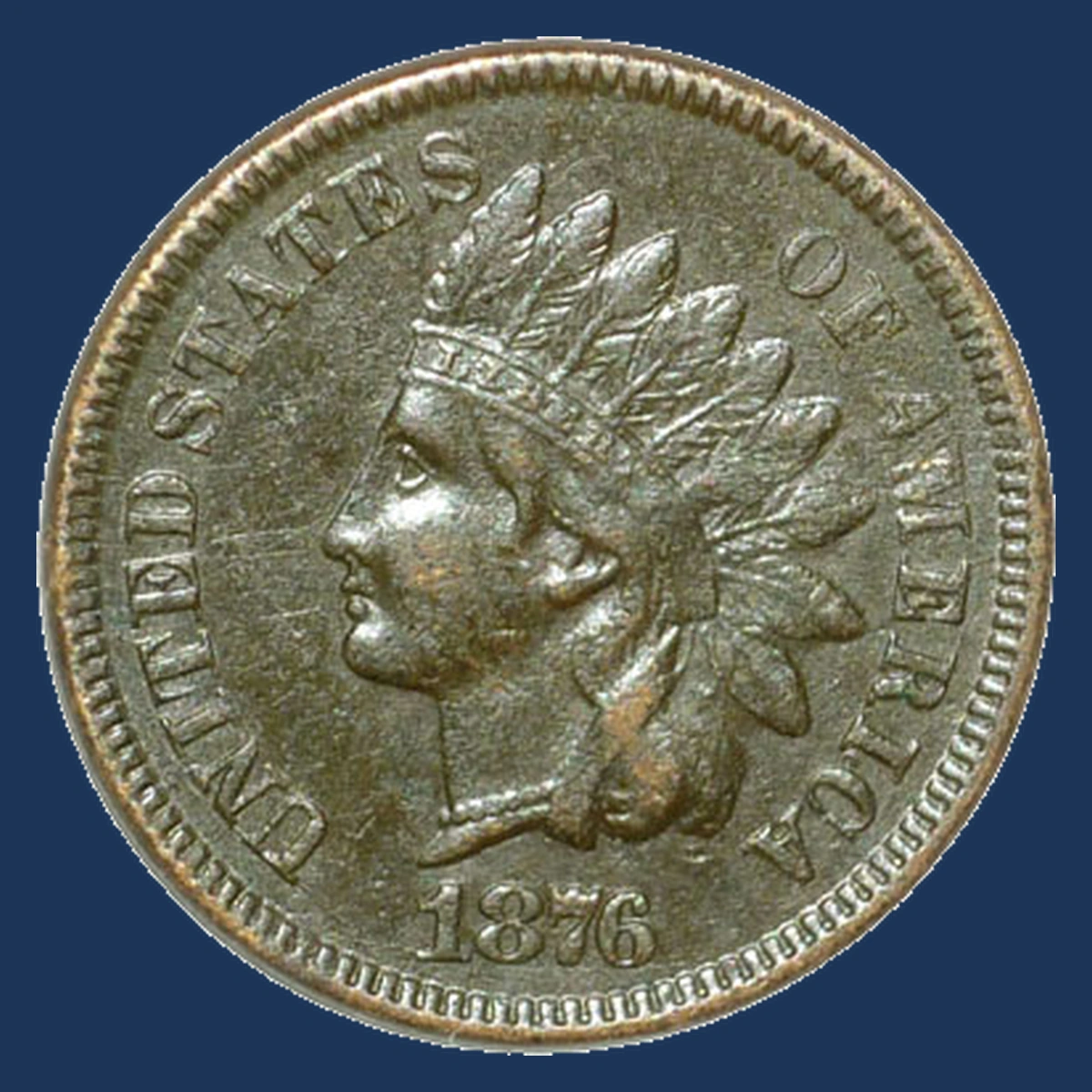 1876 Indian Cent: Die Clash