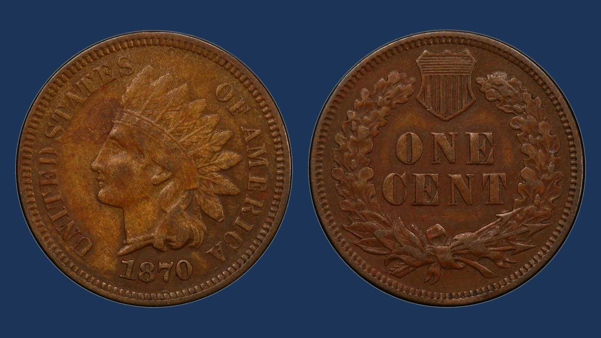 1870 Indian Head Penny: Misplaced Date