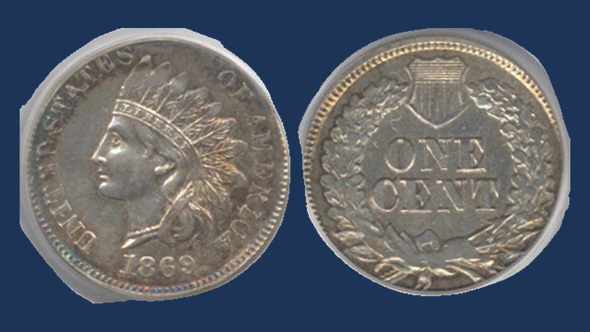 1869 Indian Cent: Wrong Planchet