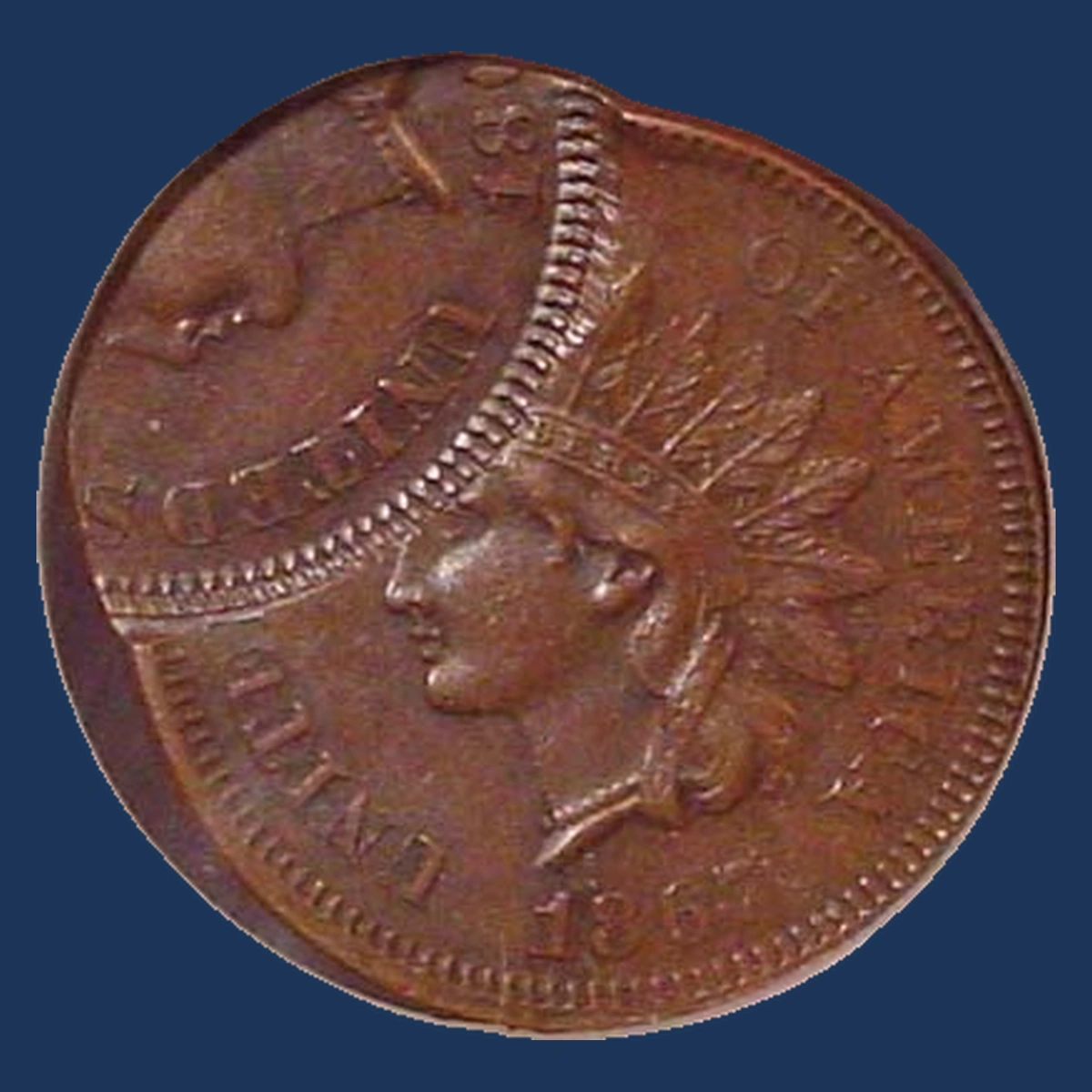 1867 Indian Cent: Multiple Strike