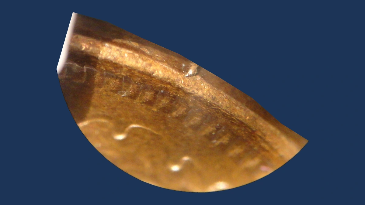 1866 Indian Cent: Collar Error