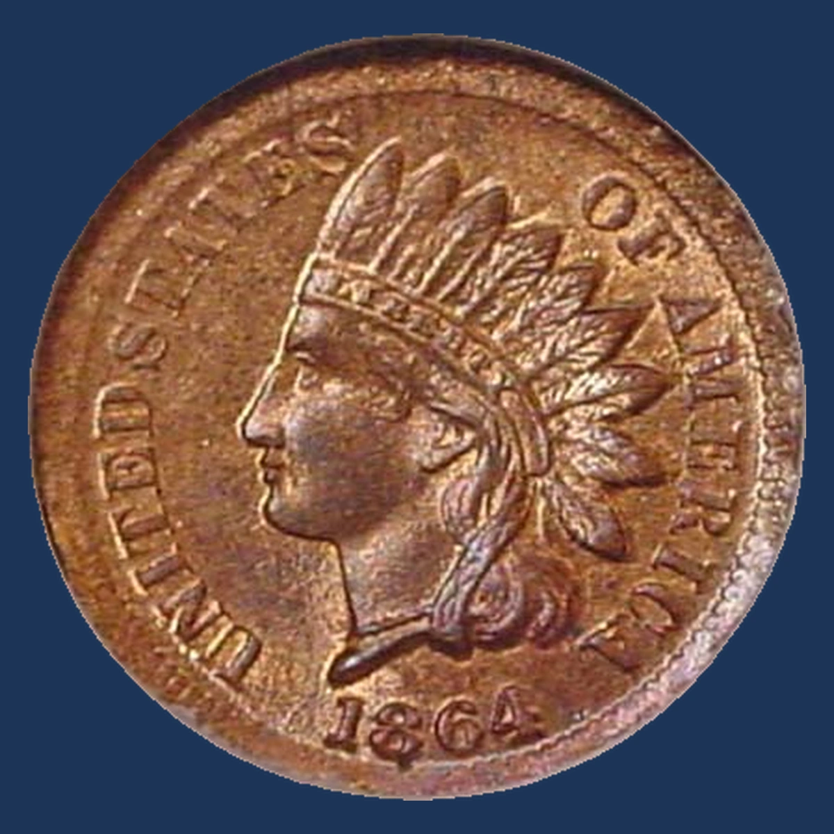1864 Indian Cent: Broadstrike