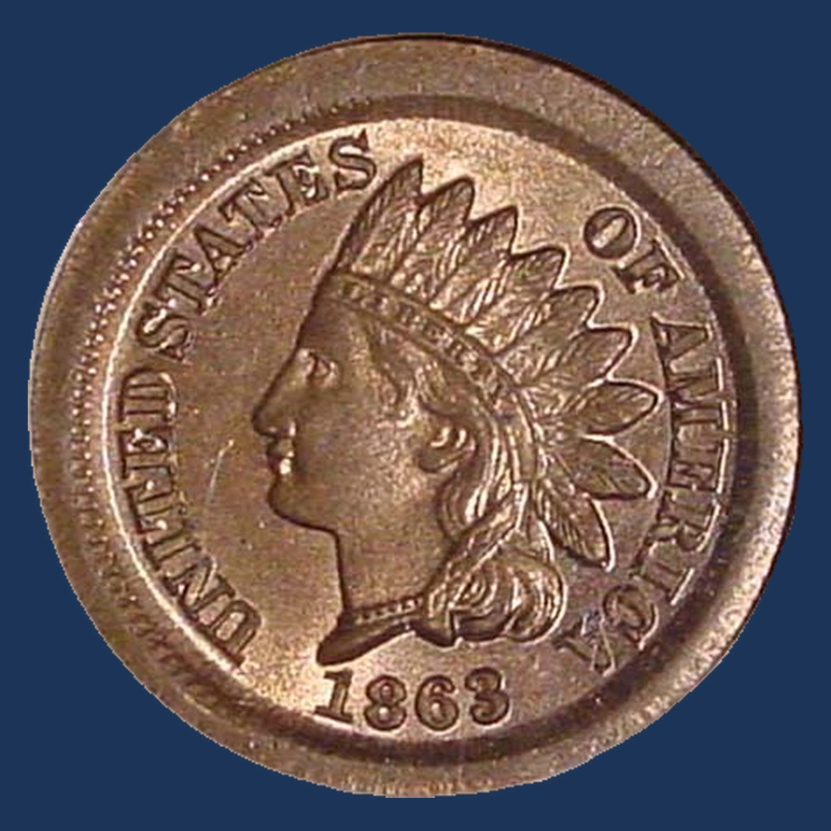 1863 Indian Cent: Broadstrike