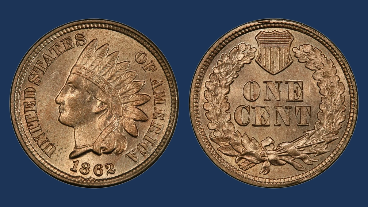 1862 Indian Head Penny: Misplaced Date