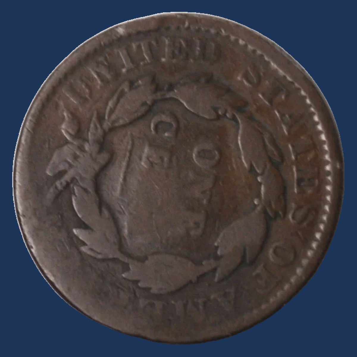 1834 Coronet Head Cent: Rotated Dies