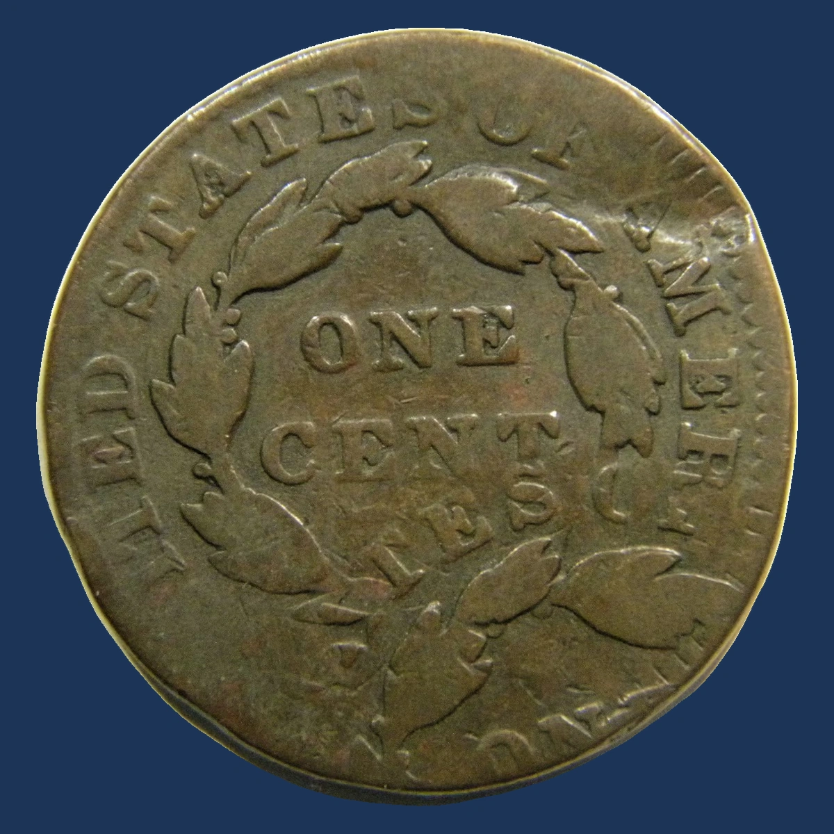 1833 Coronet Head Cent: Multiple Strike