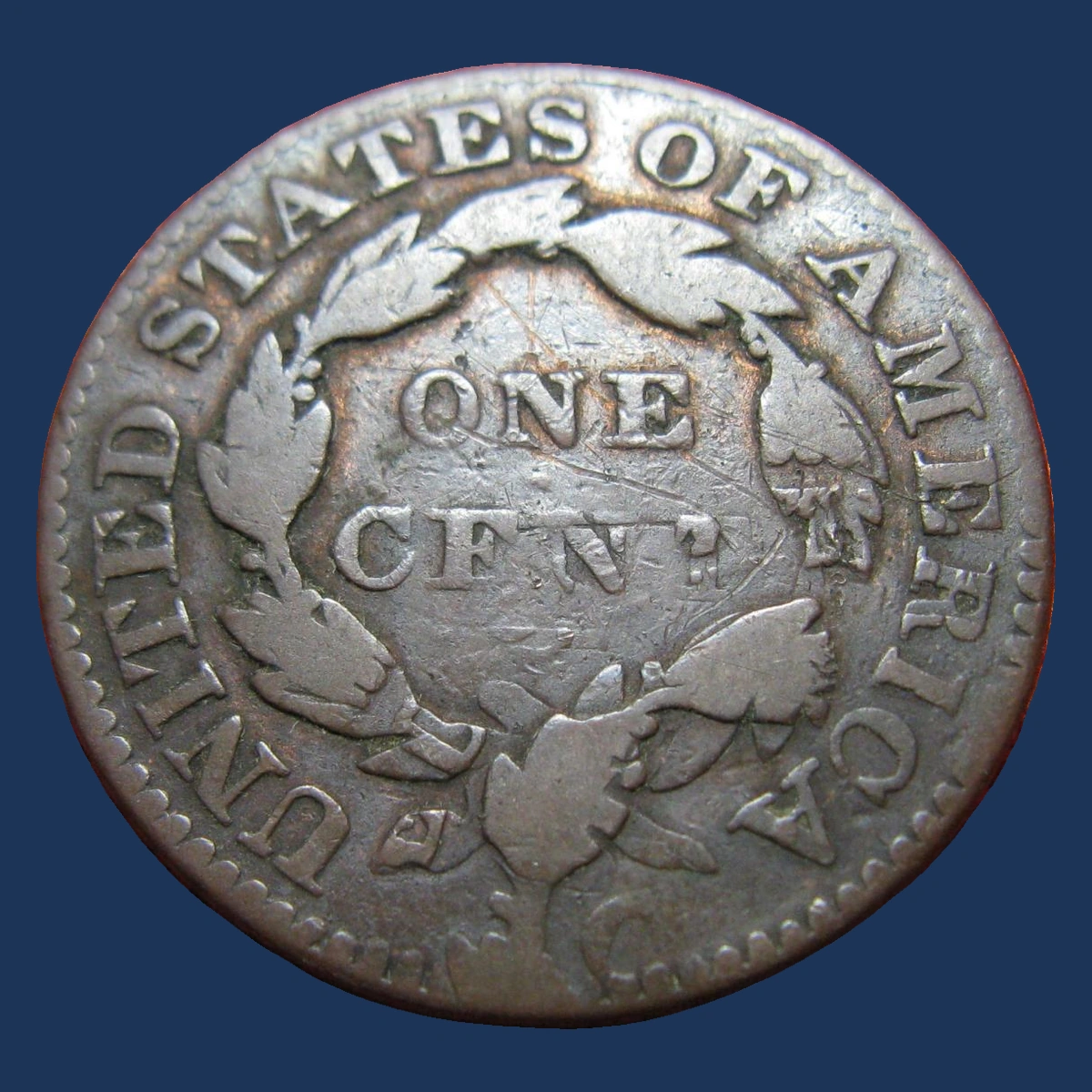 1831 Coronet Head Cent: Multiple Strike