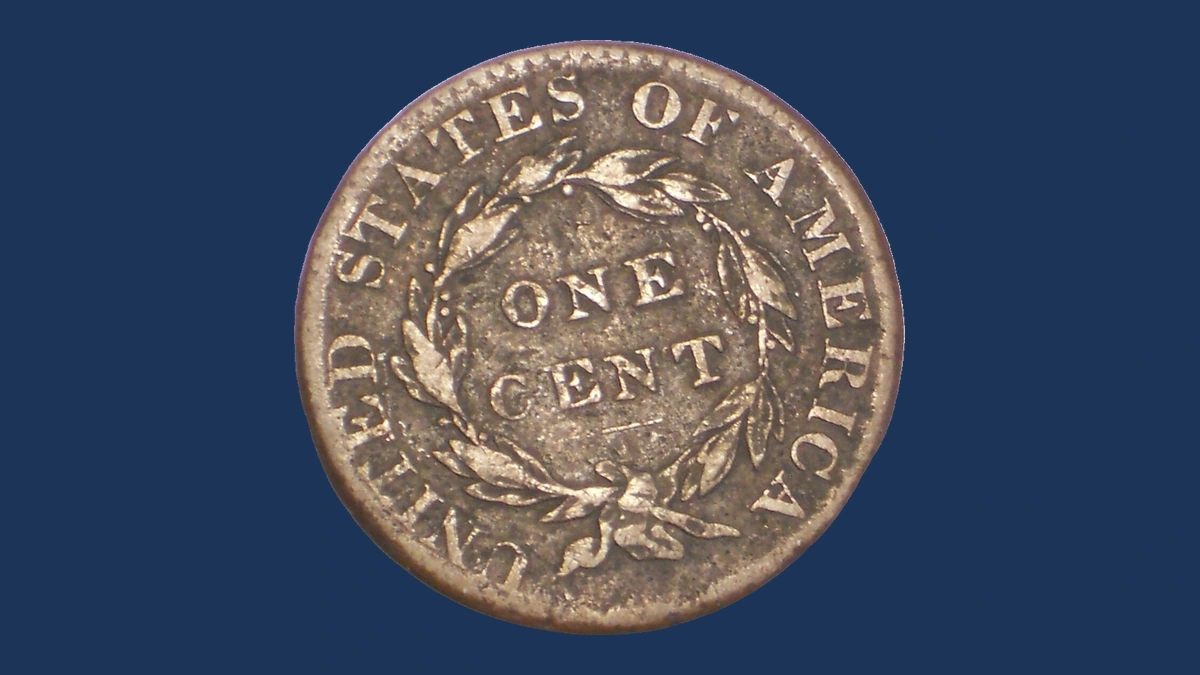 1825 Coronet Head Cent: Rotated Dies