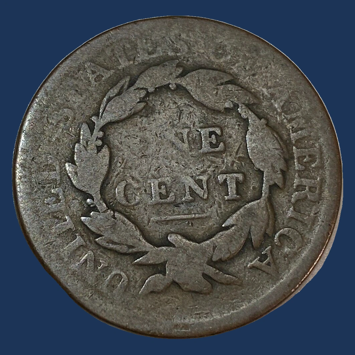 1819 Coronet Head Cent: Rotated Dies