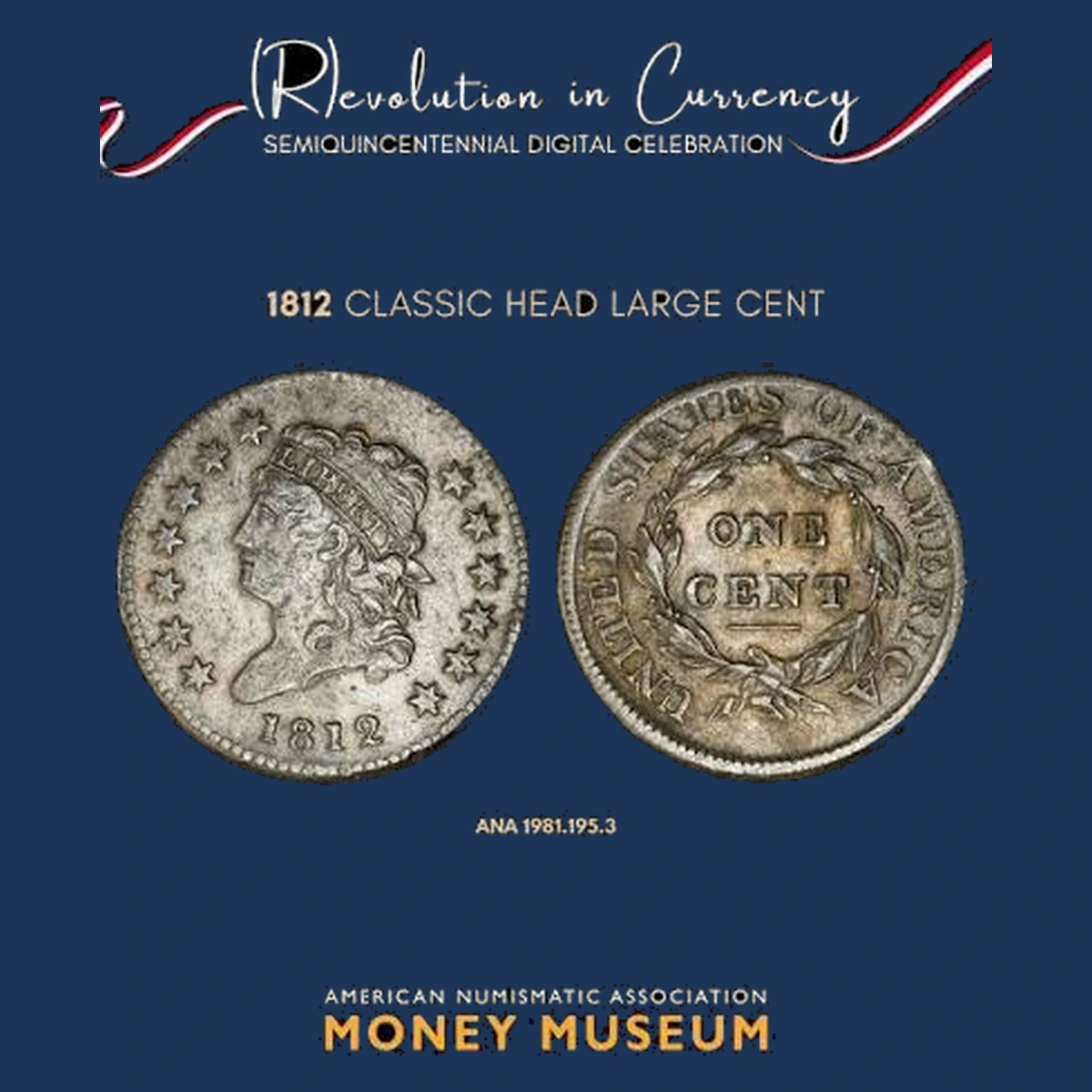 1812 Classic Head Cent: Die Crack
