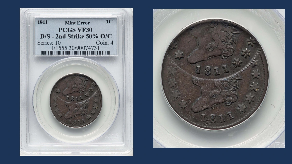 1811 Classic Head Cent: Double / Multiple Strike