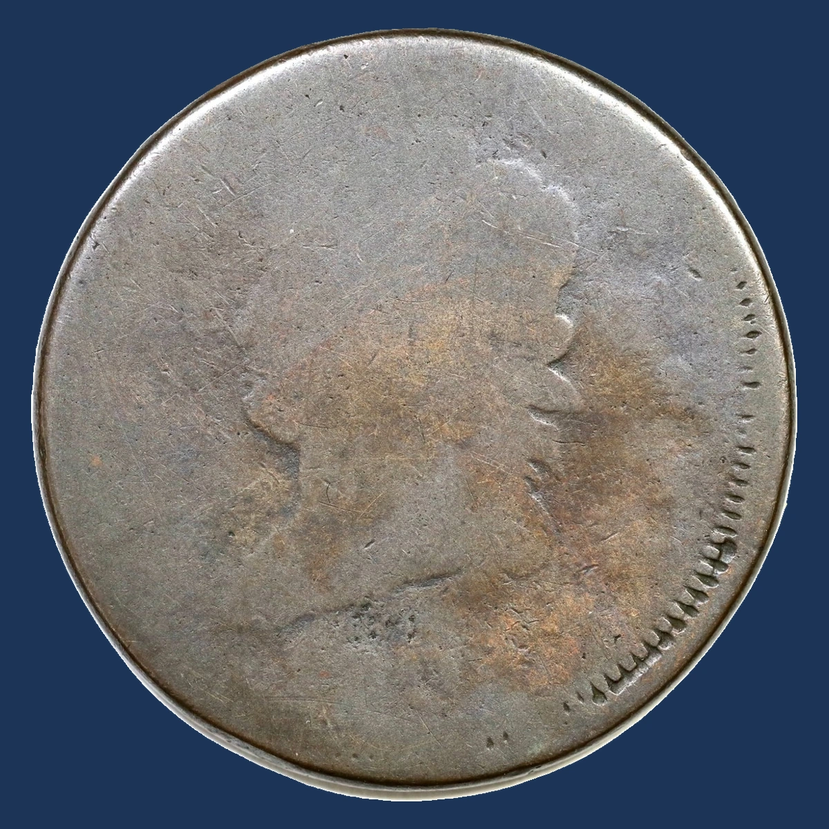 1808 Classic Head Cent: Off-Center Strike