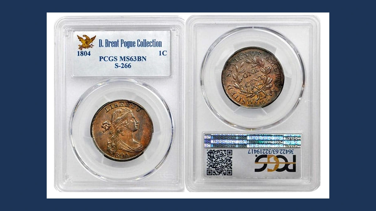 1804 Draped Bust Cent: Misaligned Die