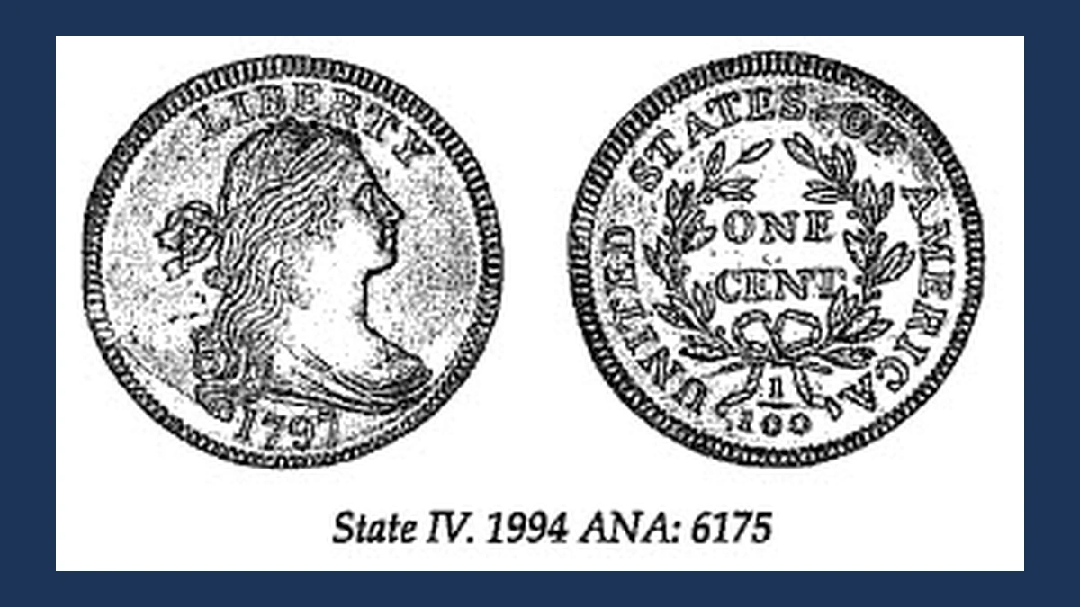 1797 Draped Bust Cent: Die Deterioration