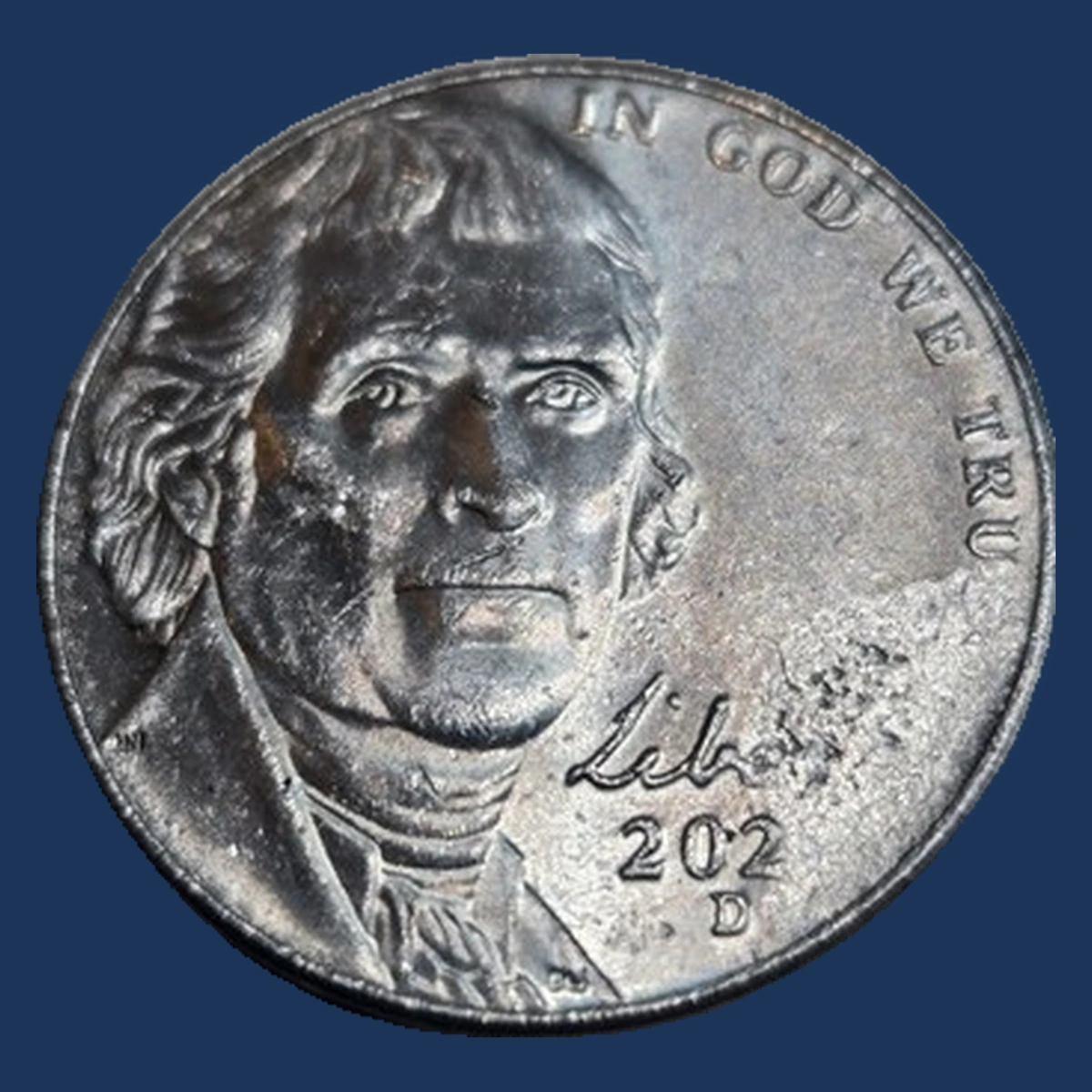 2024 Jefferson Nickel: Struck Through