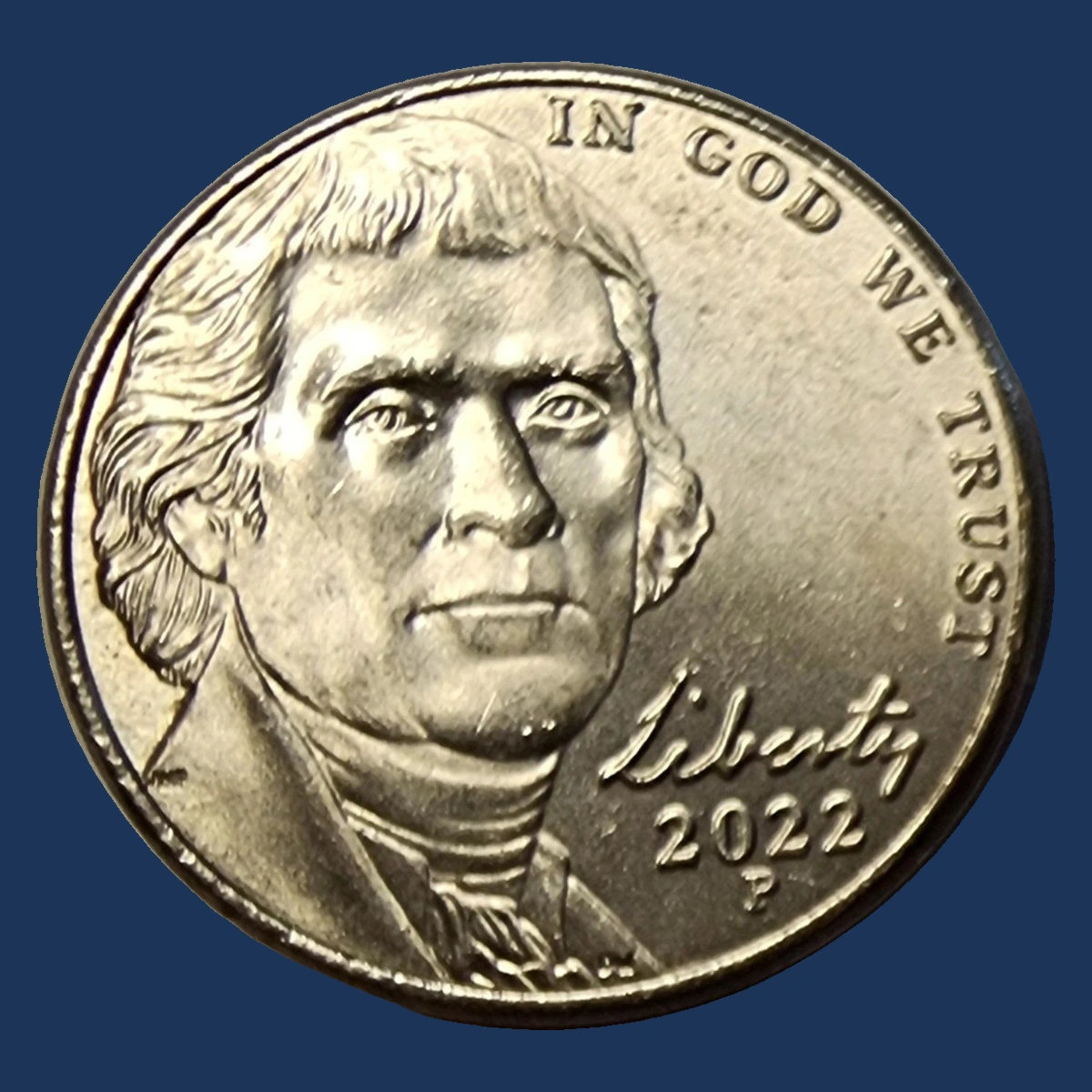 2022 Jefferson Nickel: Doubled die obverse
